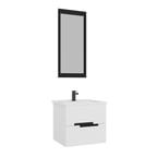 lodi 65 cm banyo dolabı takımı