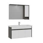 Aydos 100 cm Banyo Dolabı Takımı
