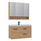 Nova 100 cm Banyo Dolabı Takımı
