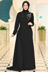 Adel Tesettür Abiye Siyah