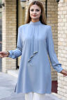 Işıl Tesettür Tunik Gri