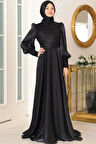 Yağmur Tesettür Abiye Siyah