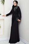 Eylül Tesettür Abiye Siyah