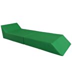 MİRZADE SUN BED KATLANIR GÜNEŞLENME MİNDERİ-SUNBED BENETTON YEŞİL