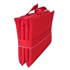 MİRZADE PLAJ MİNDERİ ÇANTA KATLANIR SU GEÇİRMEZ-KIRMIZI