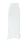 Nok Cute Serisi Transparan Detaylı Saten Etek Beyaz