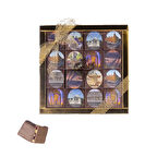 Kutulu İstanbul Serisi Çikolata Kaplı Narlı Fıstıklı Lokum