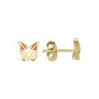 14 Ayar Altın Kelebek Küpe 1,03 gr