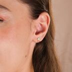 14 Ayar Altın Kiraz Çocuk Küpe 1,10 gr