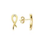 14 Ayar Tektaş Altın Küpe 1,50 gr