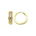 14 Ayar Taşlı Halka Altın Küpe 2,70 gr