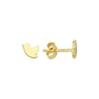 14 Ayar Altın Minik Kuş Küpe 0,68 gr