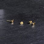 14 Ayar Altın Minik Kelebek Küpe 0,69 gr