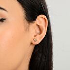 14 Ayar Altın Kelebek Küpe 0,98 gr