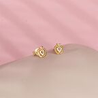 14 Ayar Altın Elma Küpe 1,06 gr