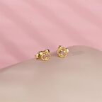 14 Ayar Altın Köpekçik Küpe 1,16 gr