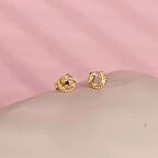 14 Ayar Altın Yapraklı Küpe 1,20 gr