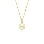 14 Ayar Altın Kar Tanesi Kolye 1,77 gr