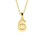 14 Ayar Altı Rakamı Altın Kolye 1,72 gr