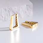 14 Ayar İtalyan Modern Altın Küpe 5,05 gr