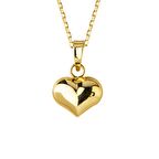 14 Ayar Altın Minik Kalp Kolye 1,70 gr