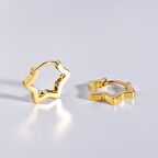 14 Ayar İtalyan Altın Yıldız Küpe 2,8 gr