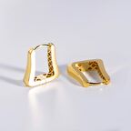 14 Ayar İtalyan Modern Altın Küpe 3,8 gr