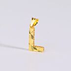 14 Ayar Altın L Harfi Kolye Ucu 0.45 gr