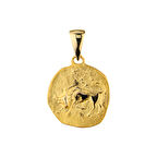 14 Ayar Altın Boğa Burç Kolye Ucu 2,10 gr