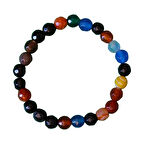Çocuk Renkli Akik Taşı Bileklik