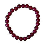 Çocuk Koyu Pembe Akik Taşı Bileklik