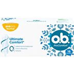 O.B. Ultimate Comfort Tampon Normal 16'lı