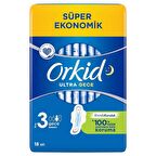 Orkid Ultra Hijyenik Ped Gece Gündüz No: 3 18'li