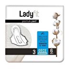 Ladyfit Pamuk Hijyenik Gece Ped No: 3 6'lı