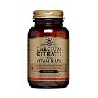 Solgar Calcium Citrate with Vitamin D3 250 mg 60 Tablet