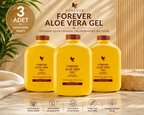 Forever Aloe Vera Gel Sıvı Takviye Edici Gıda 3 x 1 L