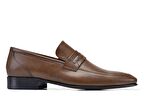 Taba Klasik Loafer Kösele Erkek Ayakkabı -12291-