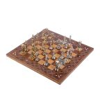 Büyük Boy Metal Pegasus Atları Satranç Takımı Parl