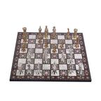 Büyük Boy Metal İngiliz Satranç Takımı Parlak ve K