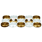 Gifthome Gold-Beyaz Tavla Pulu