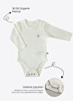 Organik New Basic Uzayan Uzun Kol Body Ekru