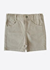 Organik Dean Şort Bej