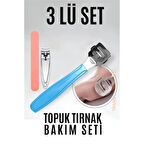 Modacar Topuk Raspa Tırnak Makası Törpü Seti Mery Solingen