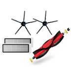 Roborock S5 MAX- Siyah Robot Süpürge Uyumlu 5'li Yedek Parça Seti