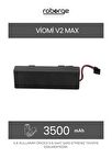 Viomi V2 Max Robot Süpürge Uyumlu Batarya 3500 mAh - Muadil Ürün