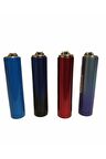 4 Adet Kaliteli Çarklı Taşlı Doldurulur Çakmak Clipper Flamagas Karışık Renk