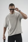 Oversize Kalıp Basic %100 Pamuklu Erkek Tişört