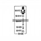 Badger 50-036 Airbrush Pistonu, Komple, (100,150,200 Serisi Tabancalar İçin)