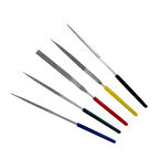 Vallejo T03004 Elmas Eğe Seti, 10 cm, 5 Adet