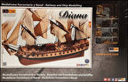 Occre 14001 1/85 Ölçek, Diana, 85 cm. Yelkenli İspanyol Firkateyni, Ahşap Model Kiti
